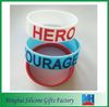 wholesale color filled silicone bracelet