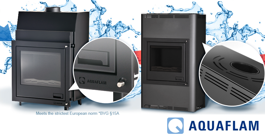 Fireplace stoves and Inserts AQUAFLAM