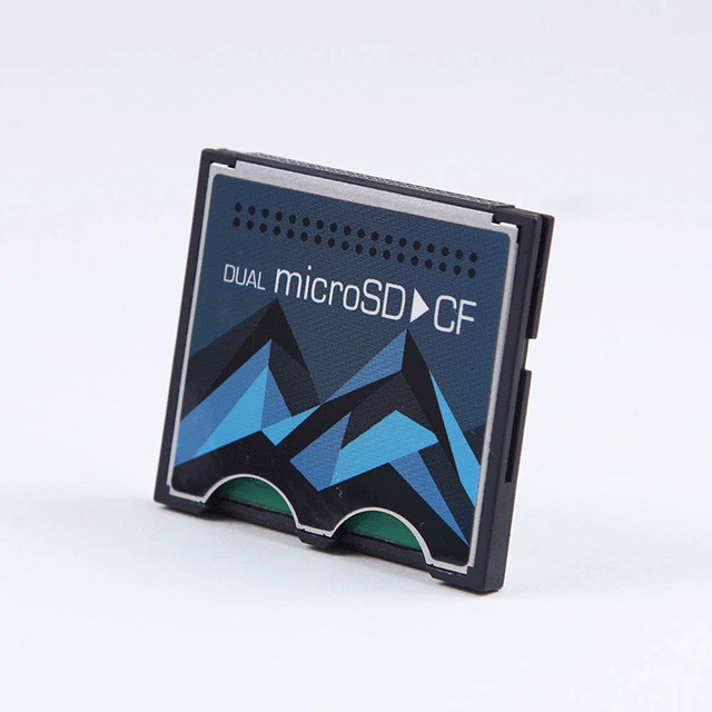 DUAL microSD to CF card Adapter