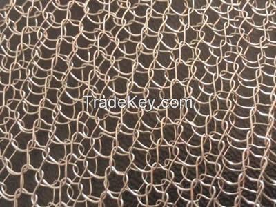 Copper knitted demister mesh for sale