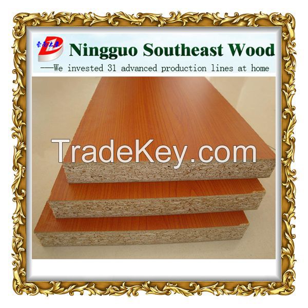 Southeast popular cheap laminated melamine sheets chipboard