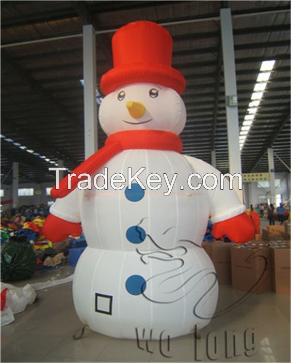 Outdoor inflatable snowman, Christmas inflatables for sale