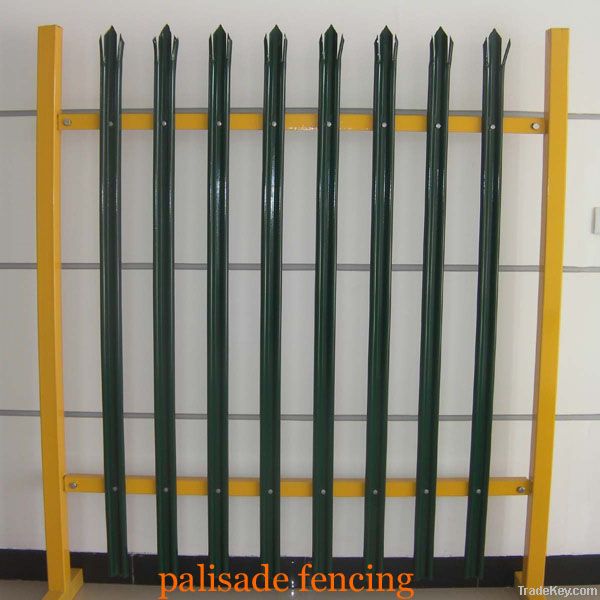 Low carbon steel wire palisade fencing anping