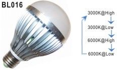 12W LED Bulb With Color Temperature Adjustable