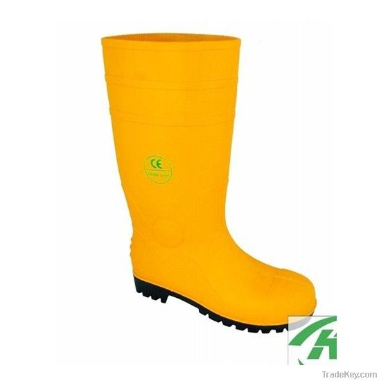 miner .oill pvc rain boots .safety work rain boots