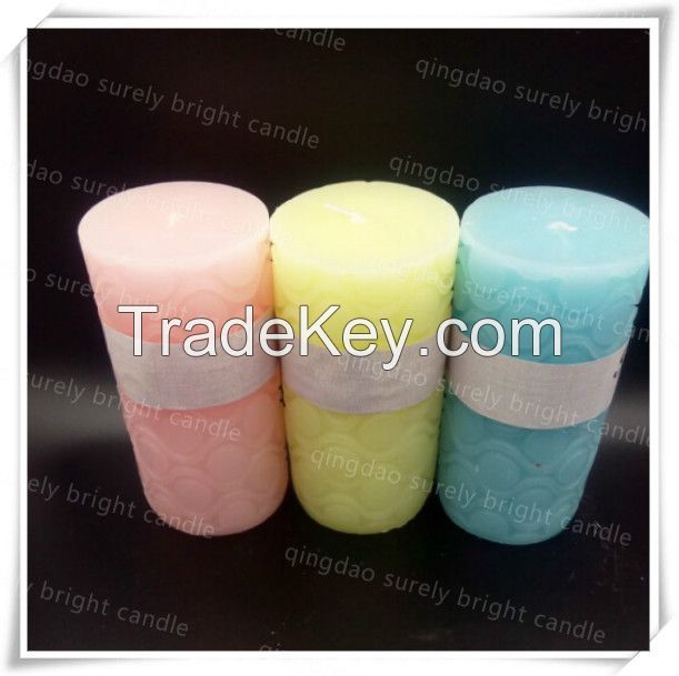 top sale high quality pillar candles scented candle