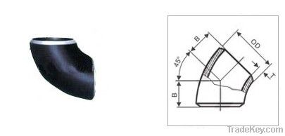 pipe fitting 45 degree elbow