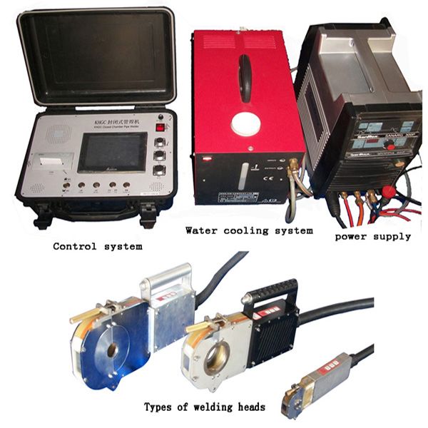 Automtaic orbital tube welding machine