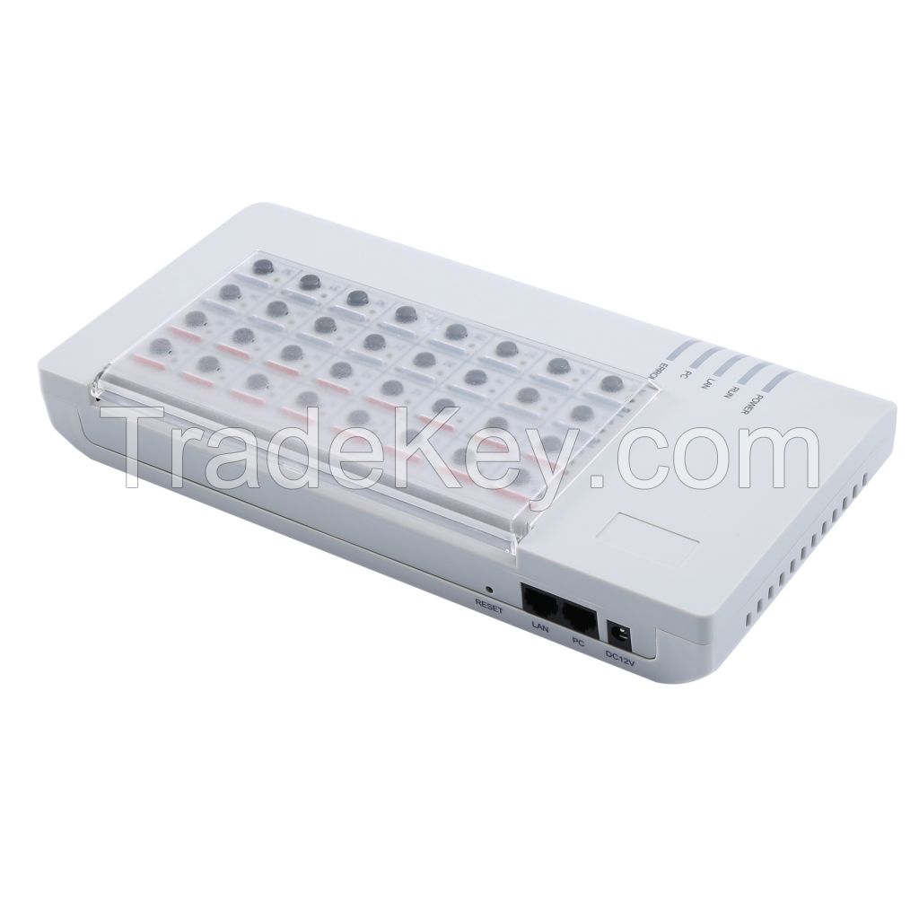 SIM Bank with 32-Port sim server for GSM VoIP Gateway