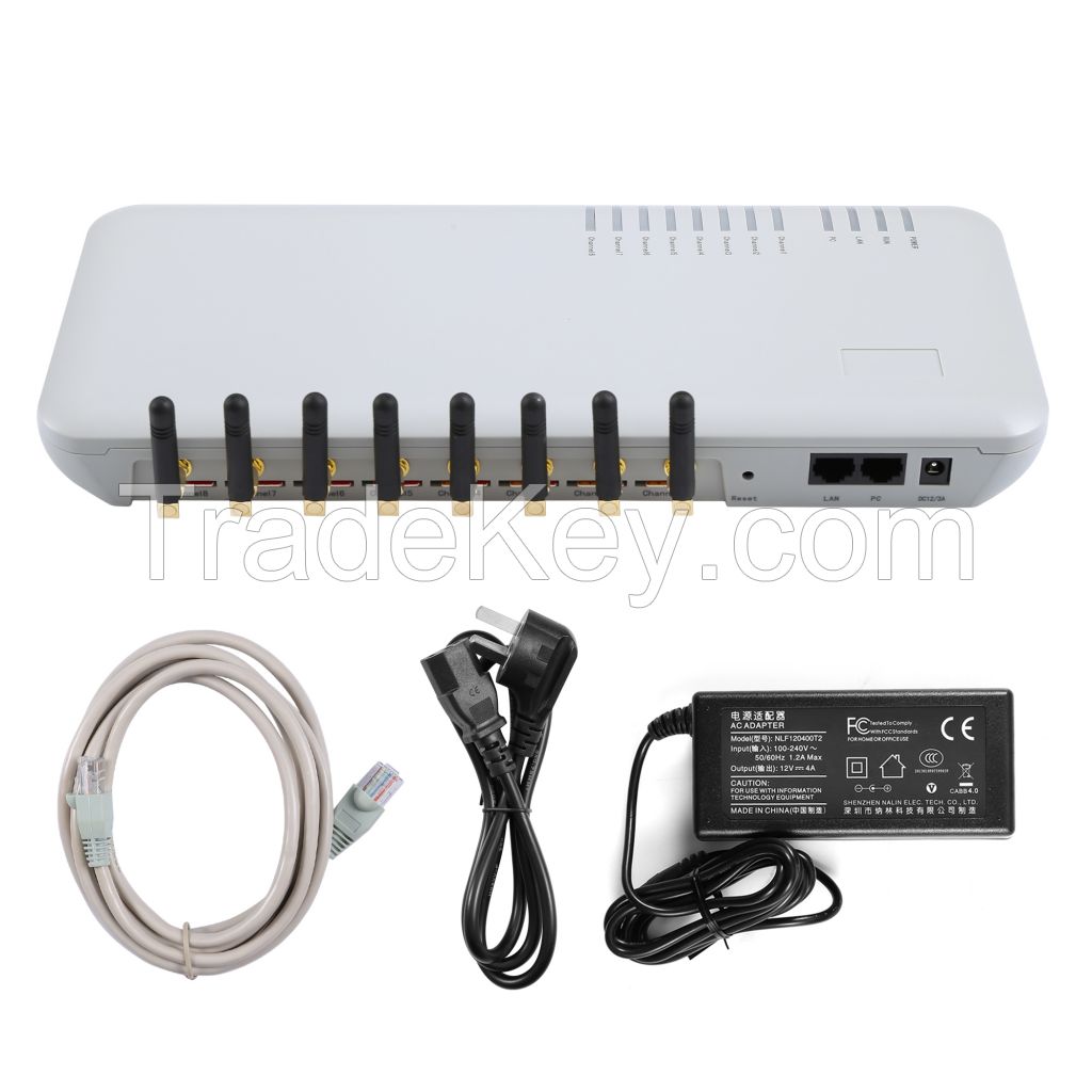 8 Ports Voip Gateway