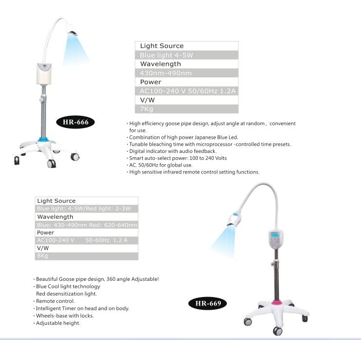  cold blue LED teeth whitening lamp