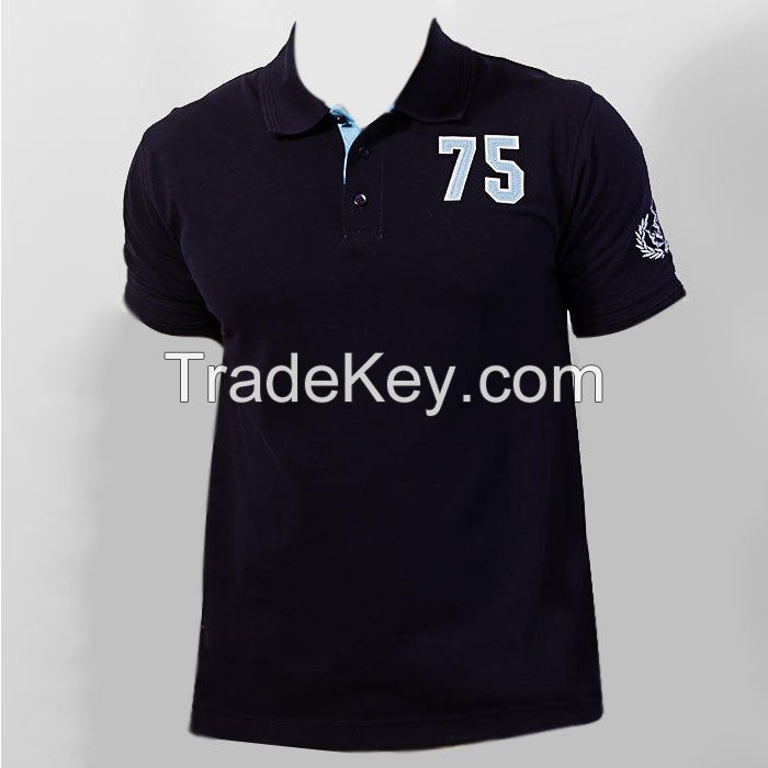 Applique design polo tee shirt (POLO SHIRT)