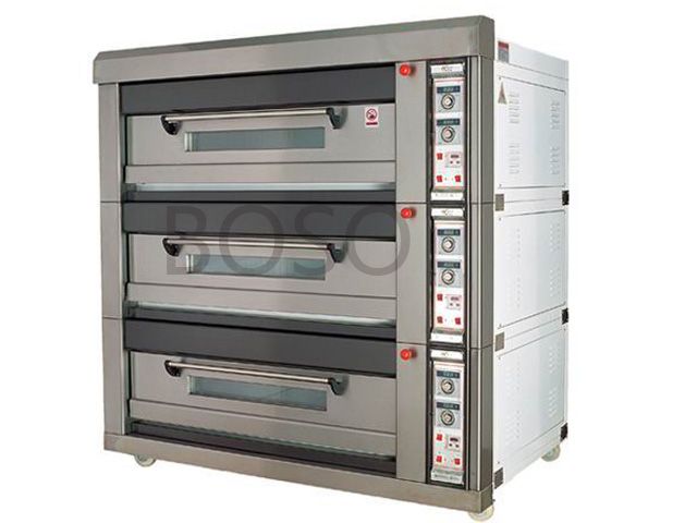 12 trays stainless steel deck oven 