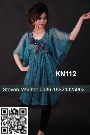 Latest Light Chiffon Captivate Short Kaftan Beach Dress for Malaysia