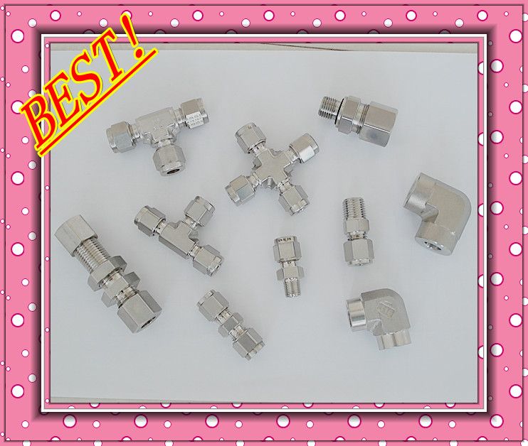 stainless steel compression fitting, pipe ferrule fitting