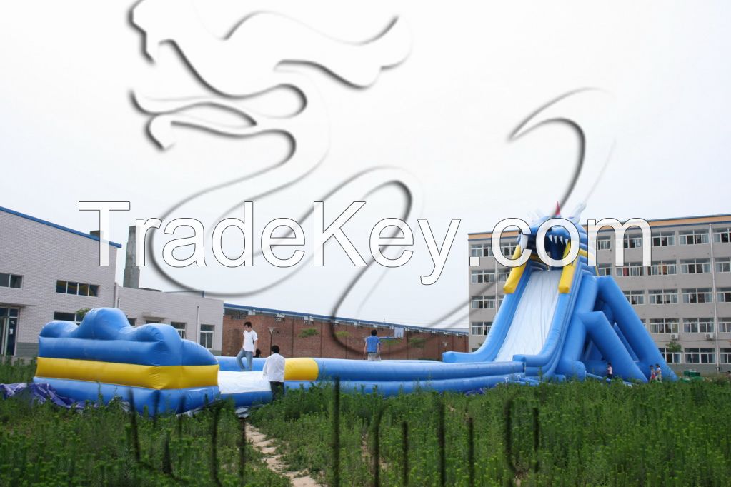 0.55 pvc & giant inflatable water slide / inflatable slide games / inflatable slide on sale !!!
