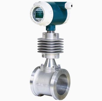 Vortex Flowmeter with Temperature and Pressure Compensation