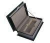 Green leather gift box hot sale style
