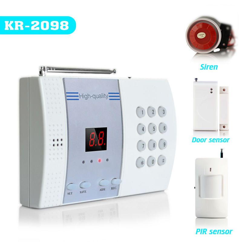 burglar alarm system with PIR sensor, door sensor(KR-2098)