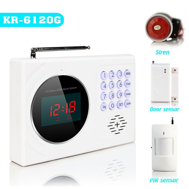 home security alarm system with CE certificate KR-6120G