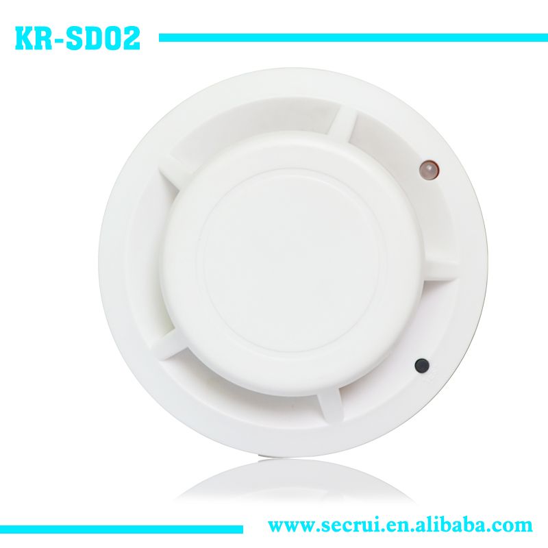Wired/Wireless smoke detector for home alarm system