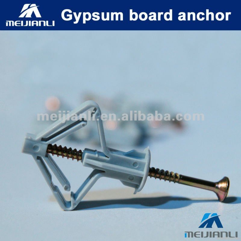 Gypsum board plastic anchor