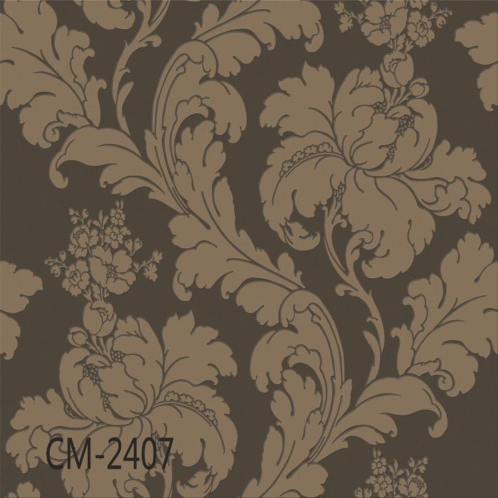 High quality and cheap price deep embossed european modern fashion style pvc wall paper CM-24