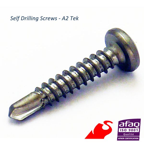 self drilling screws (Tek din7504 A2 Taiwan)