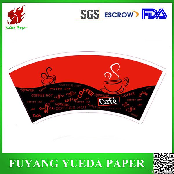 pe coated paper cup fan