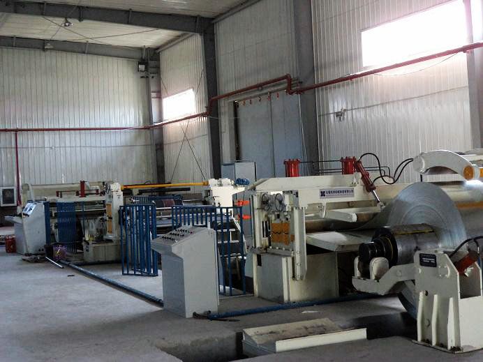 3x1600 automatic high speed coil slitting line/slitting machine for steel plate