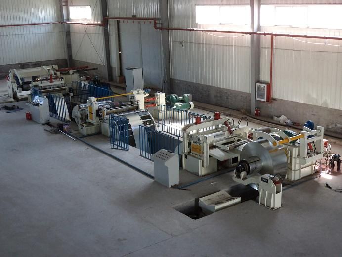 3x1600 automatic high speed coil slitting line/slitting machine for steel plate