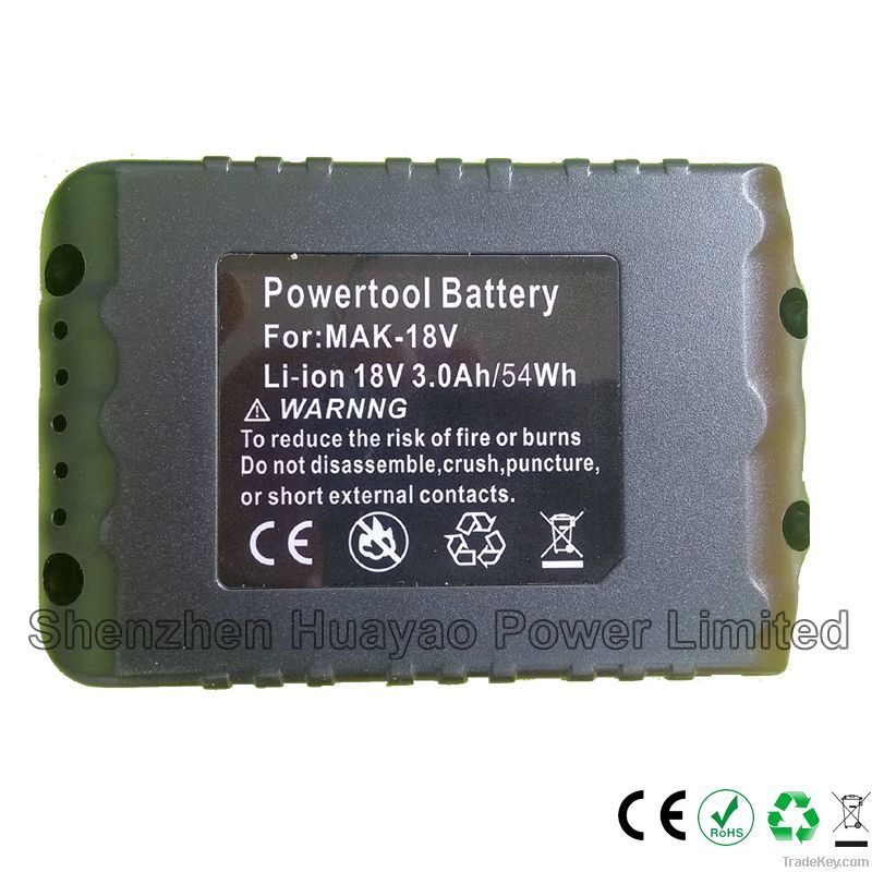 Makita Power Tool Battery BL1830 - 18V3Ah li-ion