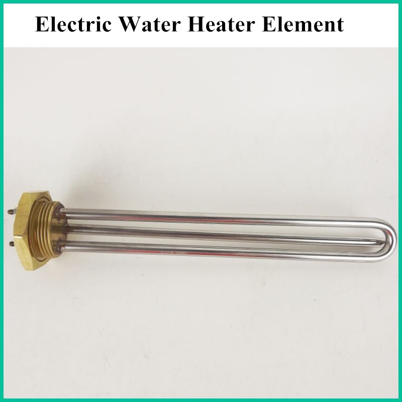 Stainless steel immersion water heater element