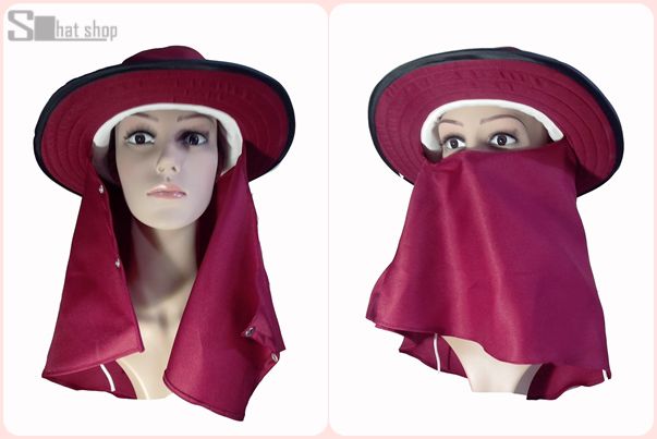 wide brim gardening hat face and neck cover