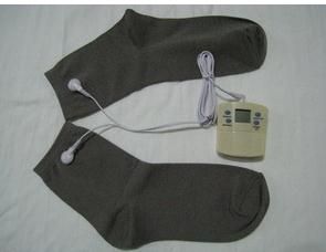 Silver fiber socks