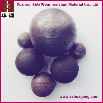 1-26% chrome alloyed casting grinding steel ball for metal mine