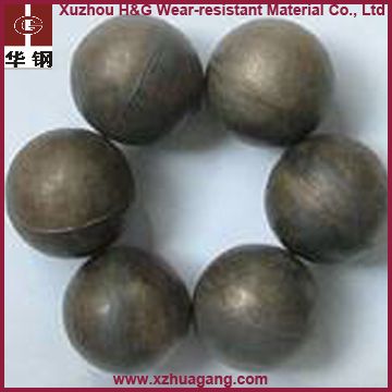 Low consumption chrome alloyed ast grinding steel ball