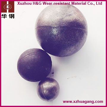 Long working life chrome alloyed cast grinding steel ball