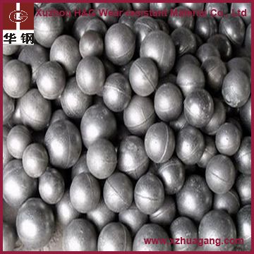 Low breakage pore-free chrome alloyed cast grinding steel ball