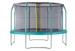 Trampoline with Fiberglass Safety Enclosure
