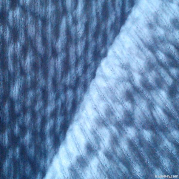 2013 hot sales 100% polyester micro velboa bond fleece for sofa