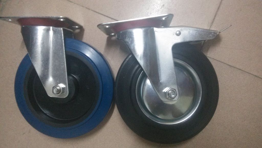 rubber caster wheels