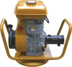 Concrete vibrator,construction machine,vibrator set