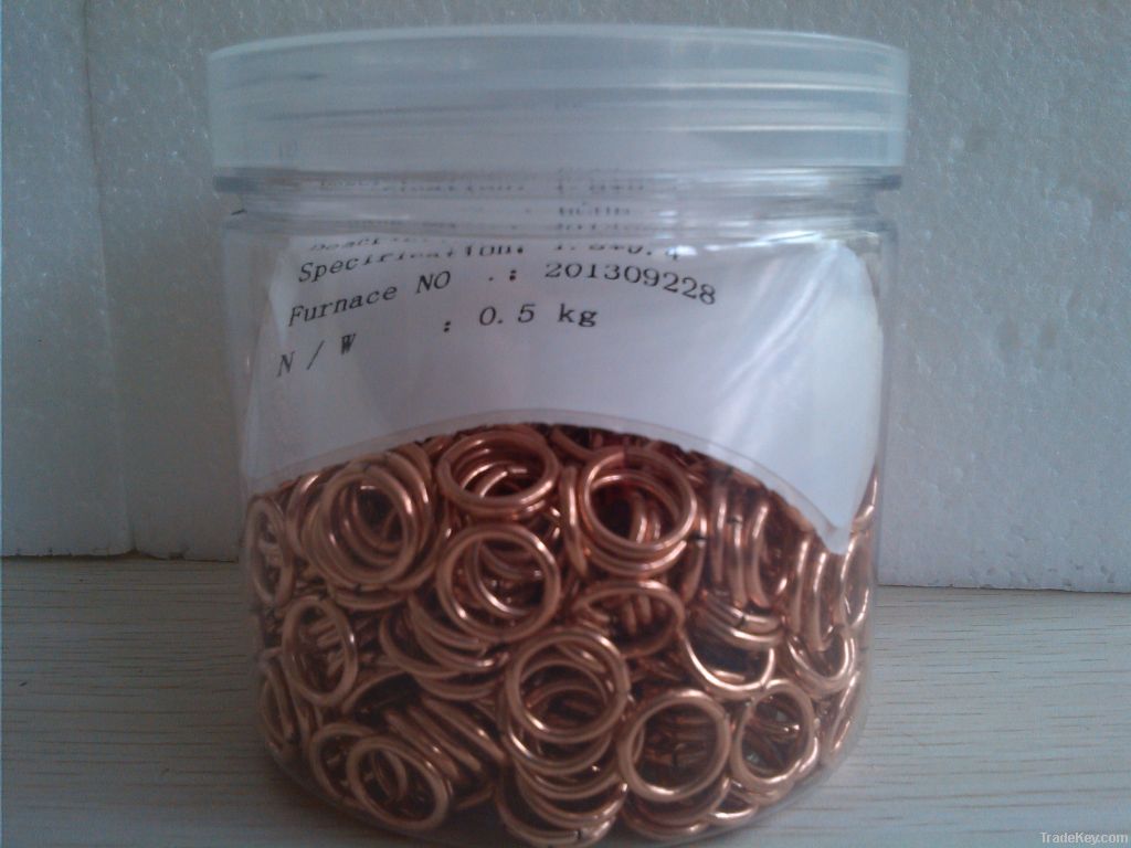 Good performance phos-copper-silver alloys brazing ring