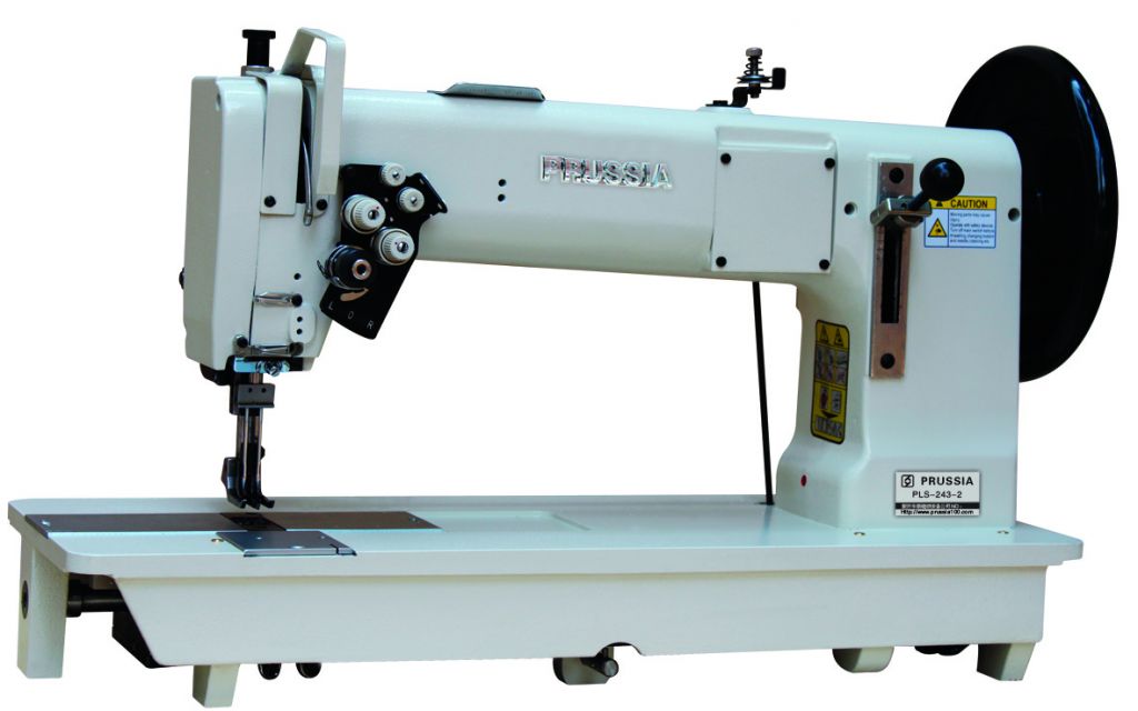 Single/double needle heavy duty compound feed lockstitch machine