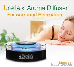 Hot sale Ultrasonic Aroma Diffuser w 4-Level Time Settings and 6 LED L
