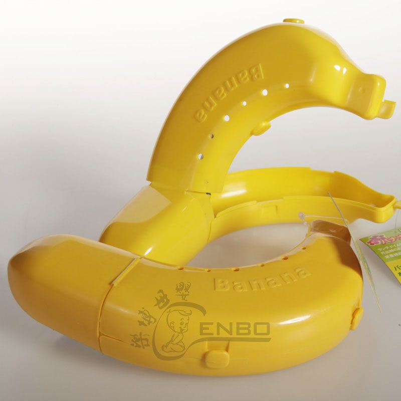 Banana plastic storage box, portable picnic tool, good quality , wholesale