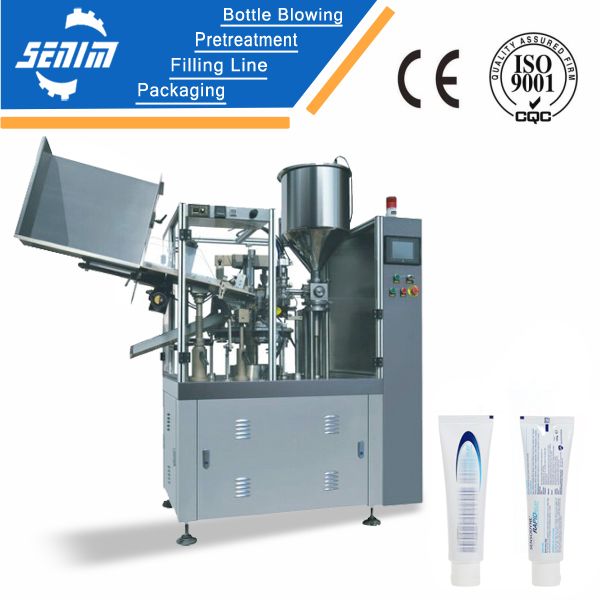 Automatic soft tube filling and sealing machine