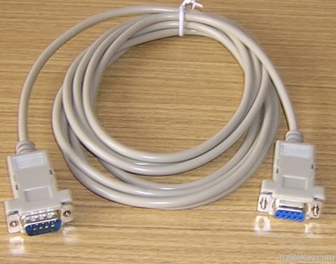 2M DB9 Female/Female Cable