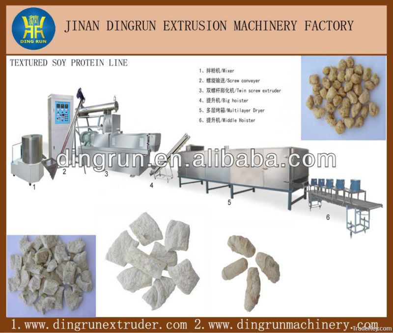 Soya Chunks Processing Line